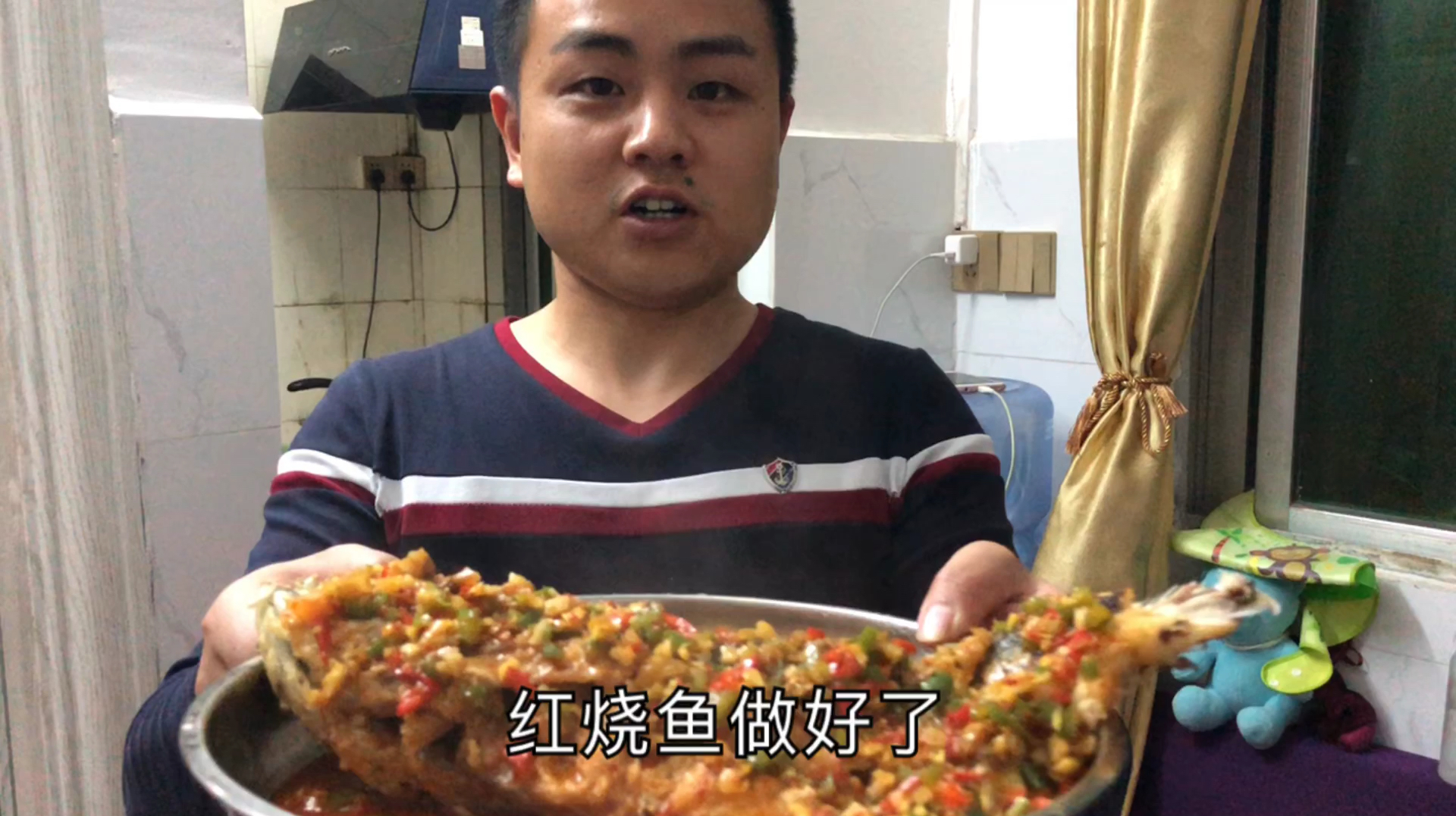 草鱼与三种辣椒“完美邂逅”香辣入味,家人都喜欢吃