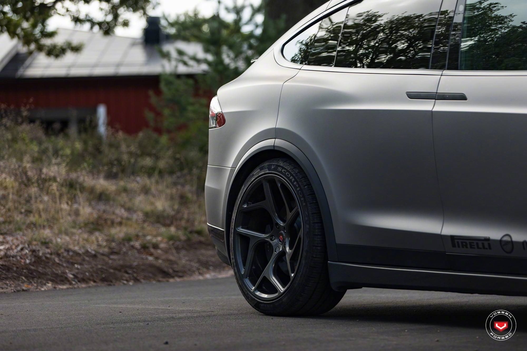 改款的特斯拉modelx