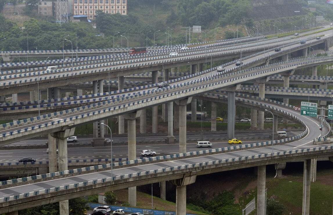 我国最"牛"的一座"8d"立交桥,走错一个匝道,就是重庆