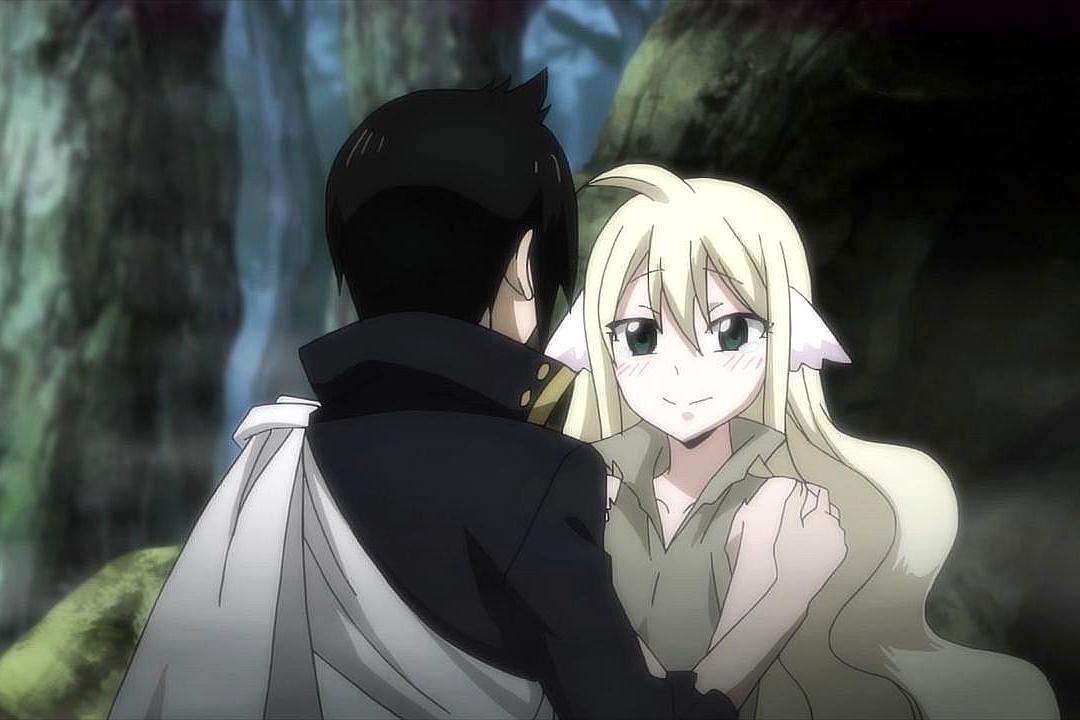 妖精的尾巴:梅比斯和杰尔夫转世重逢,有情人终成眷属,狗粮真香