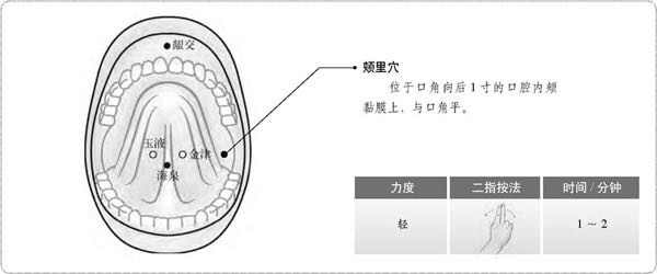 颊里穴:清热解毒,袪风通络!