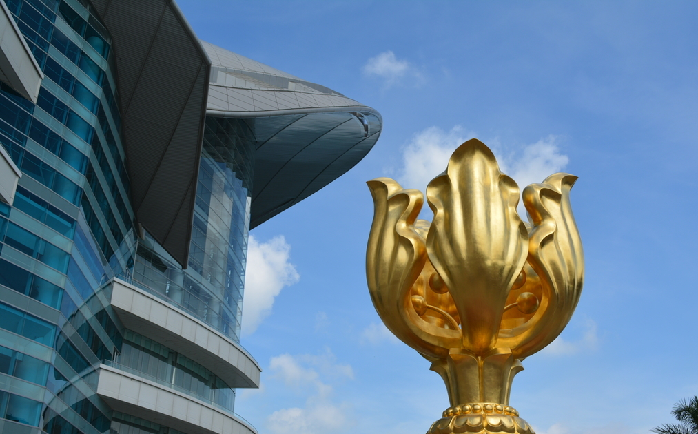 金紫荆花广场也是香港的象征,到了香港在这里与金紫荆花合影留言,拍照