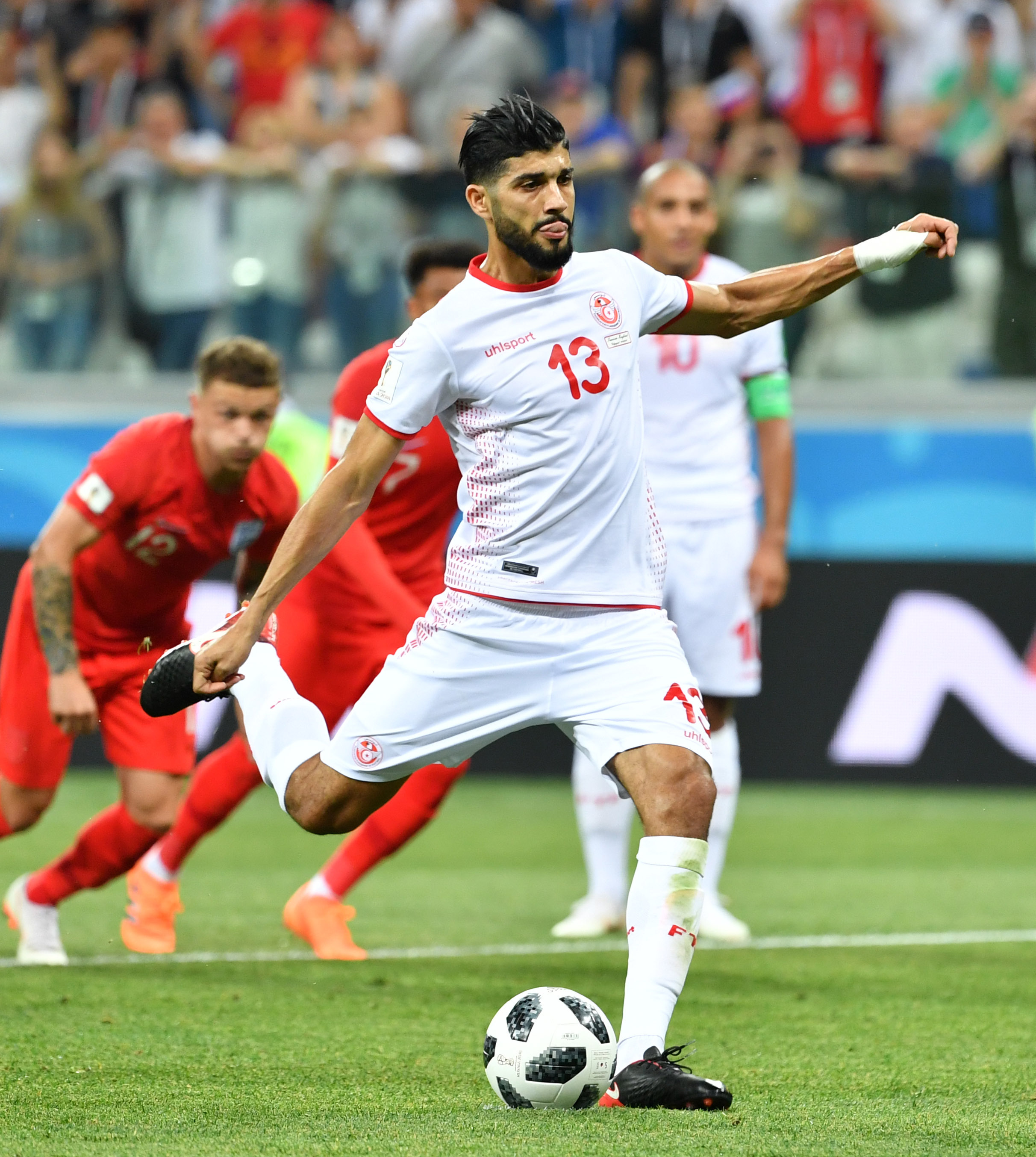 足球——g组:突尼斯队萨西进球(5)