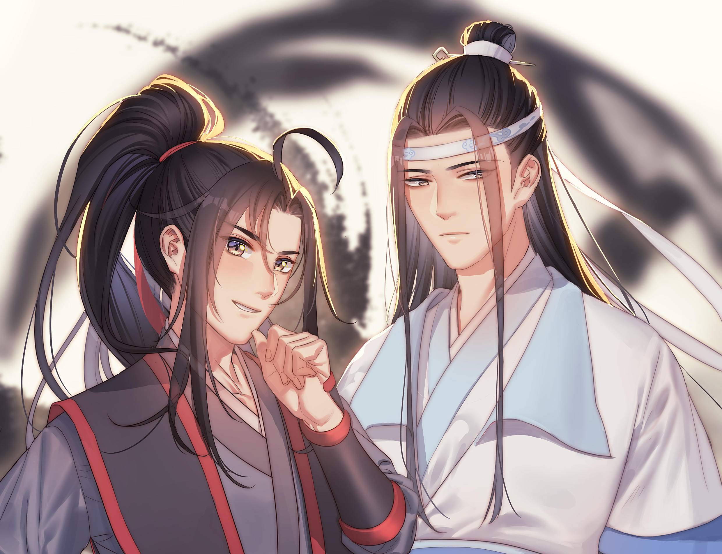 魔道祖师古风动漫壁纸,我说相思不外露,惊觉念你已入骨!