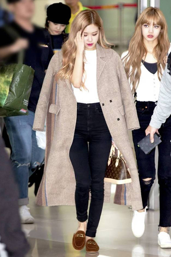 blackpink成员朴彩英街拍秀,每一张都尽显好身材,图6最美!