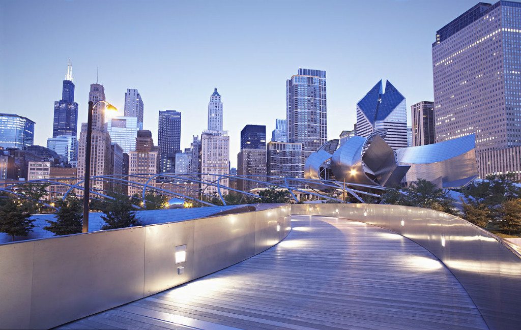 美丽都市美国芝加哥,来着4个景点,感受独特的建筑之美!