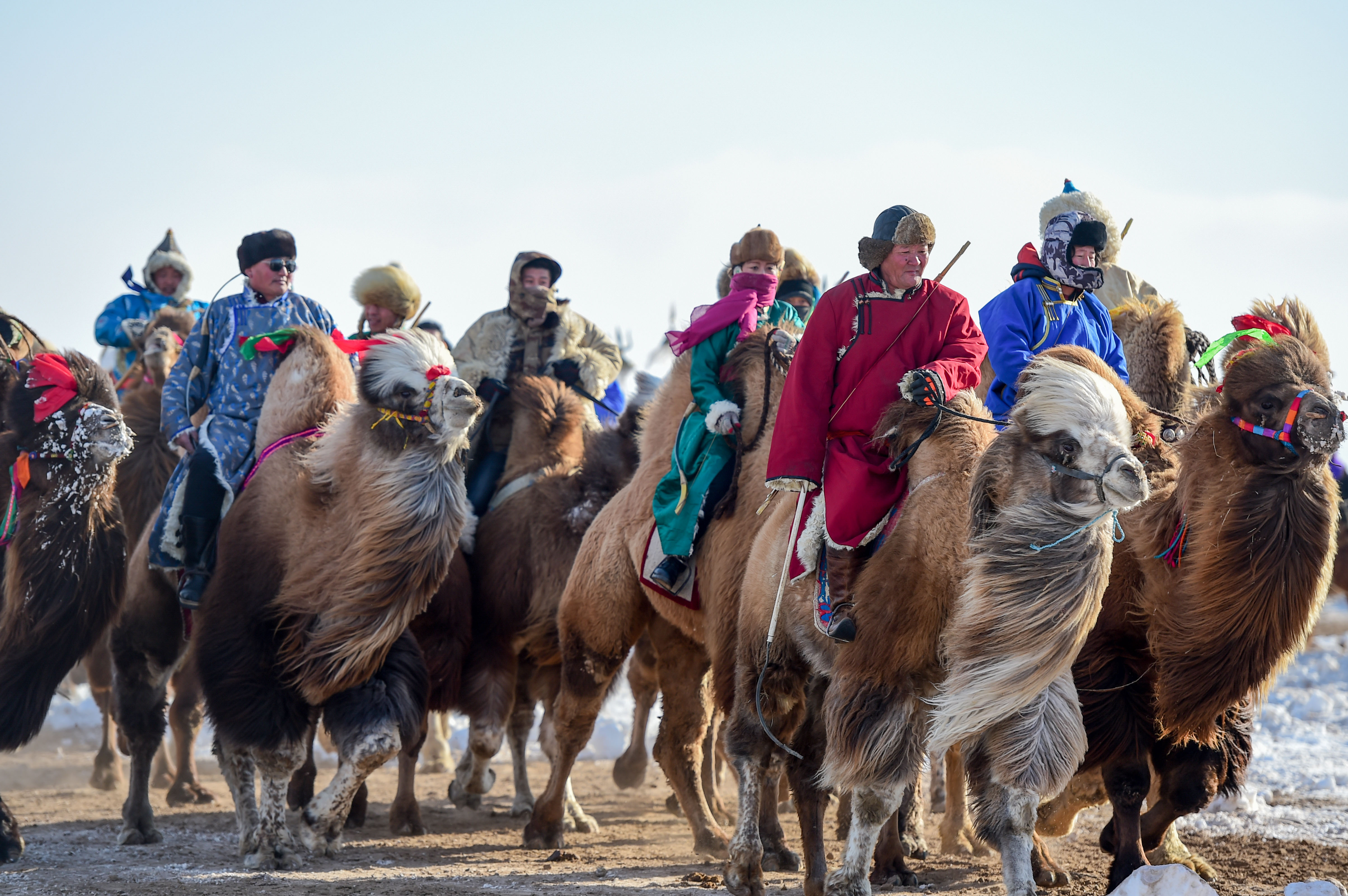 银色冰雪那达慕 展示草原马文化