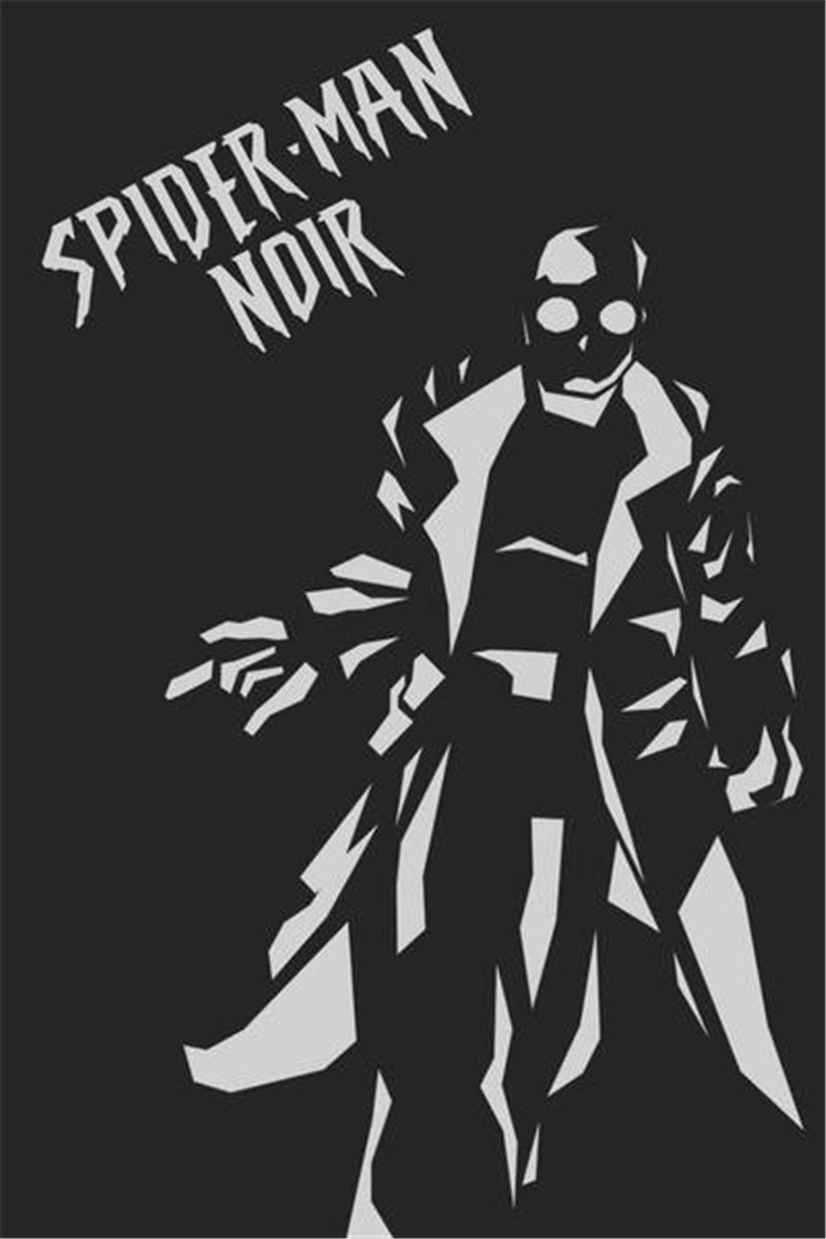 暗影蜘蛛侠的剪影