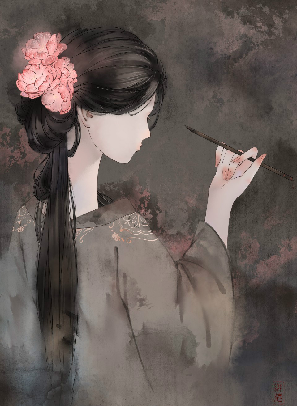 纤纤玉手美人来兮,一组超美的古风美人图集,收藏做壁纸美哉!