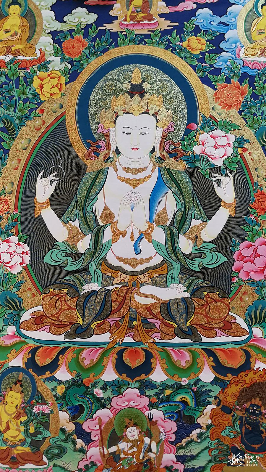 一组精美唐卡手机壁纸大图,来自热贡唐卡大师的作品,喜欢请收藏