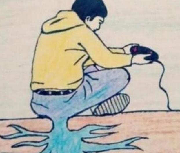 一组手绘人性图:图1懒惰会生根发芽,图3我们所学的只是冰山一角