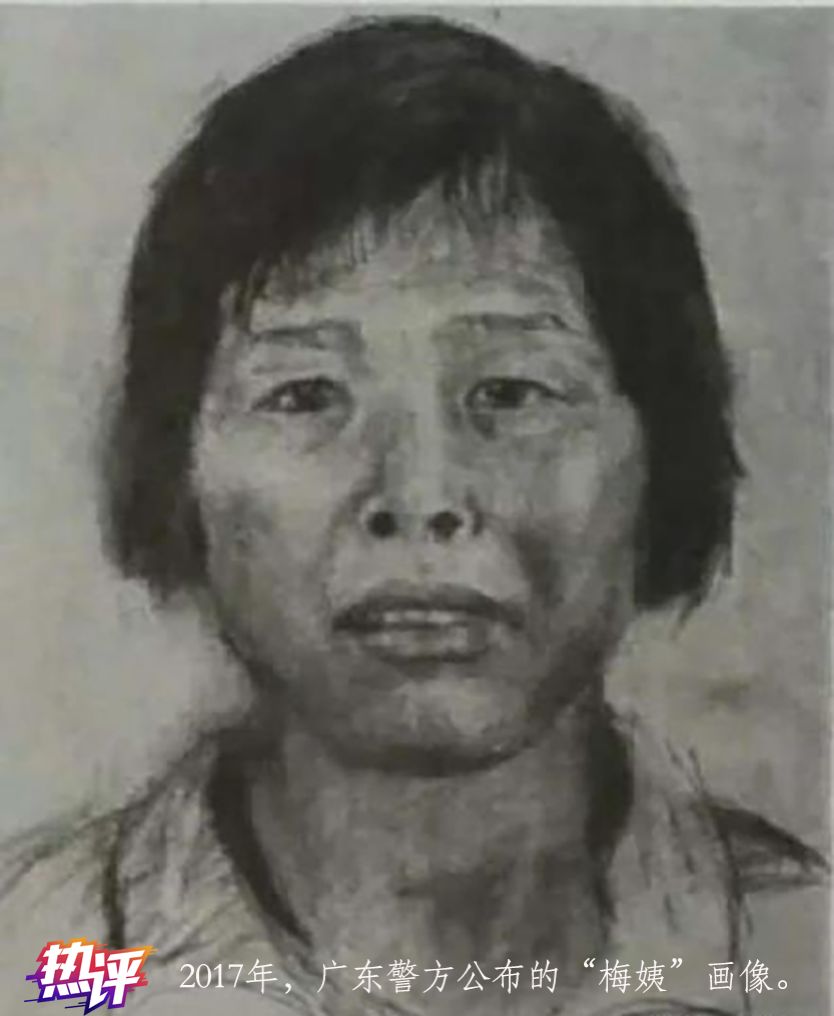 全民通缉的"梅姨"长啥样?警方回应了