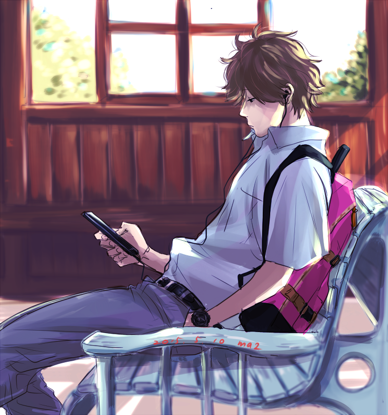 唯美古风二次元美男壁纸,深夜,我举着酒杯,一点一滴地品尝