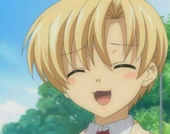 5,春原阳平,他是《clannad》中的人物,外表像一个小正太一样,不过他却