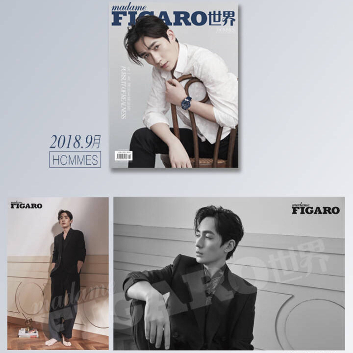 朱一龙厉害了!爆红三个月登上一线时尚大刊,赤脚拍大片太撩了!