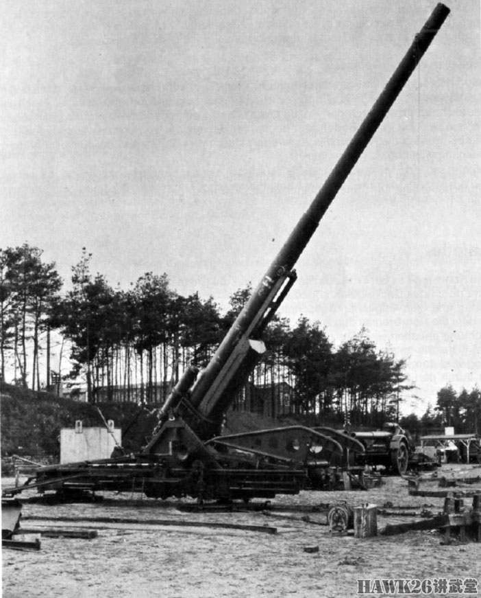 二战德国210毫米加农炮图片