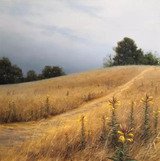 这油画就像是用了滤镜一样,纯净而又美丽的风景