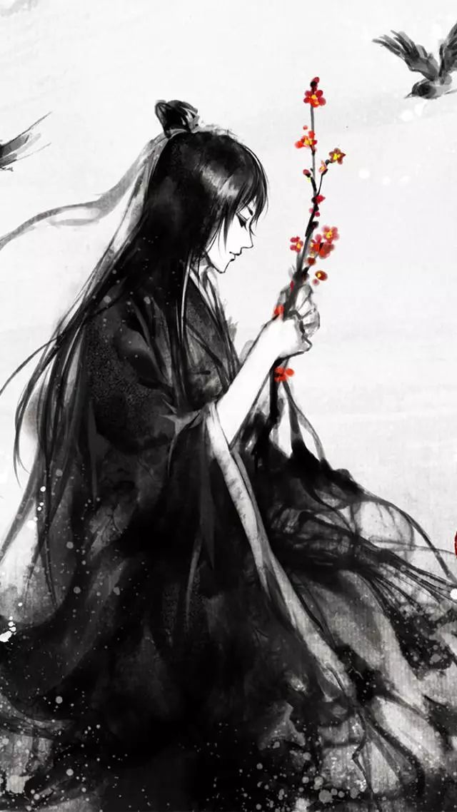 古风壁纸!形销骨立,美在神韵