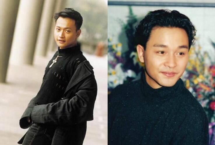 他小时候撞脸马云,而长大后想不到撞脸已逝的张国荣