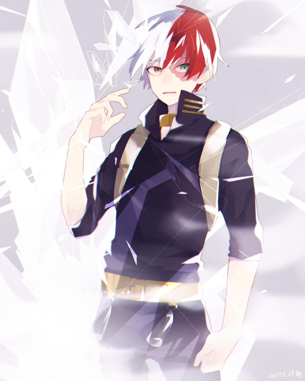 喜欢动漫男生的漫友们《我的英雄学院》男神轰焦冻让你们大饱眼福