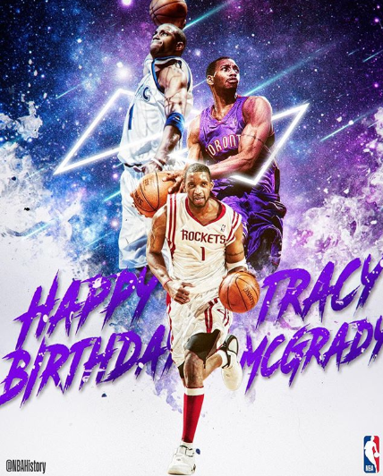 nba官方祝麦迪39岁生日快乐