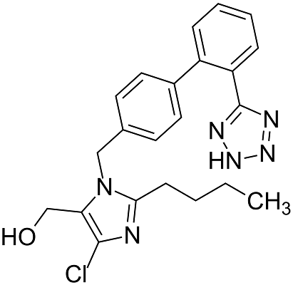 氯沙坦化学结构图片