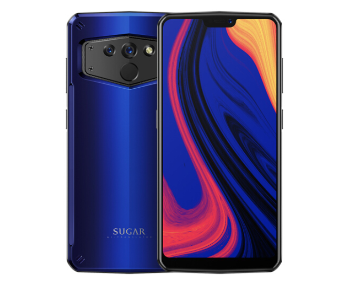 这款手机就是糖果c21,糖果c21正面搭载了一块6.