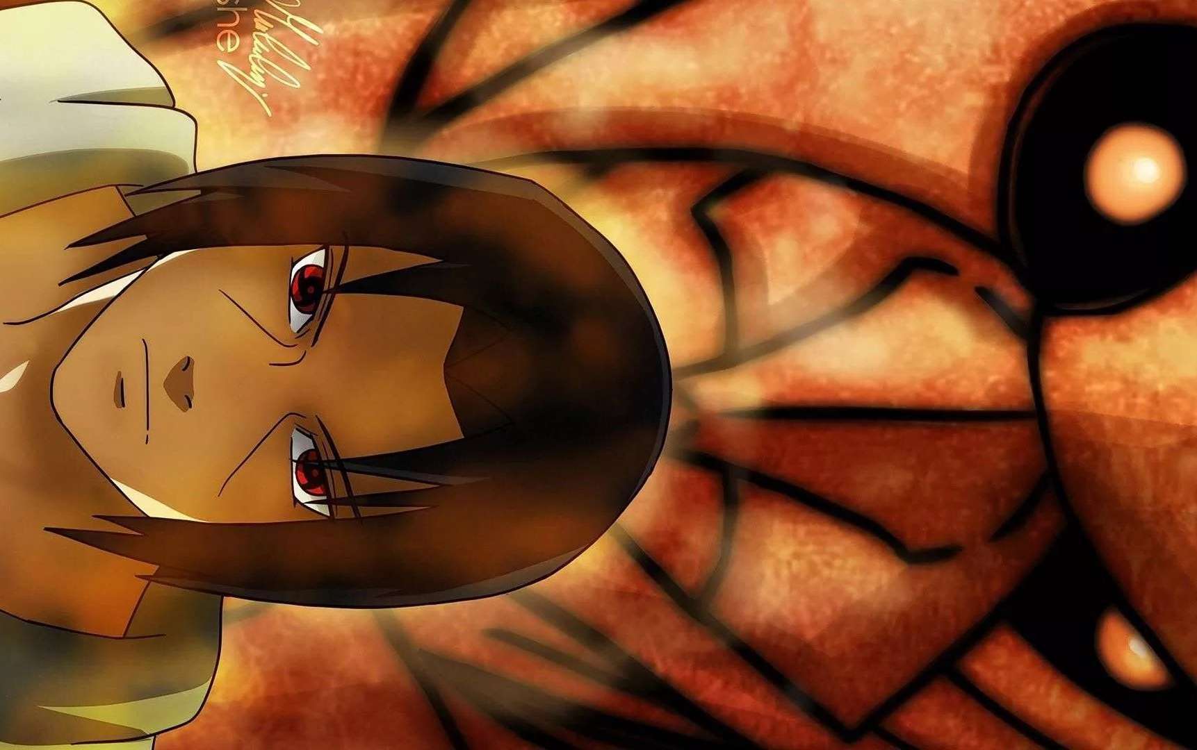 火影忍者:火影忍者"须佐能乎"高清壁纸,自行转动