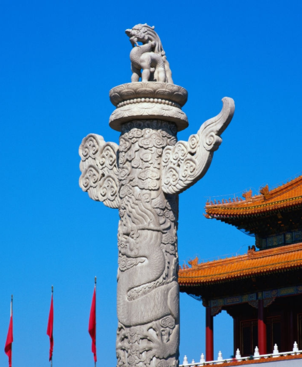 天安人民广场柱子图片图片