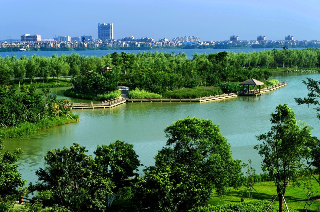 南昌市瑶湖湿地公园图片