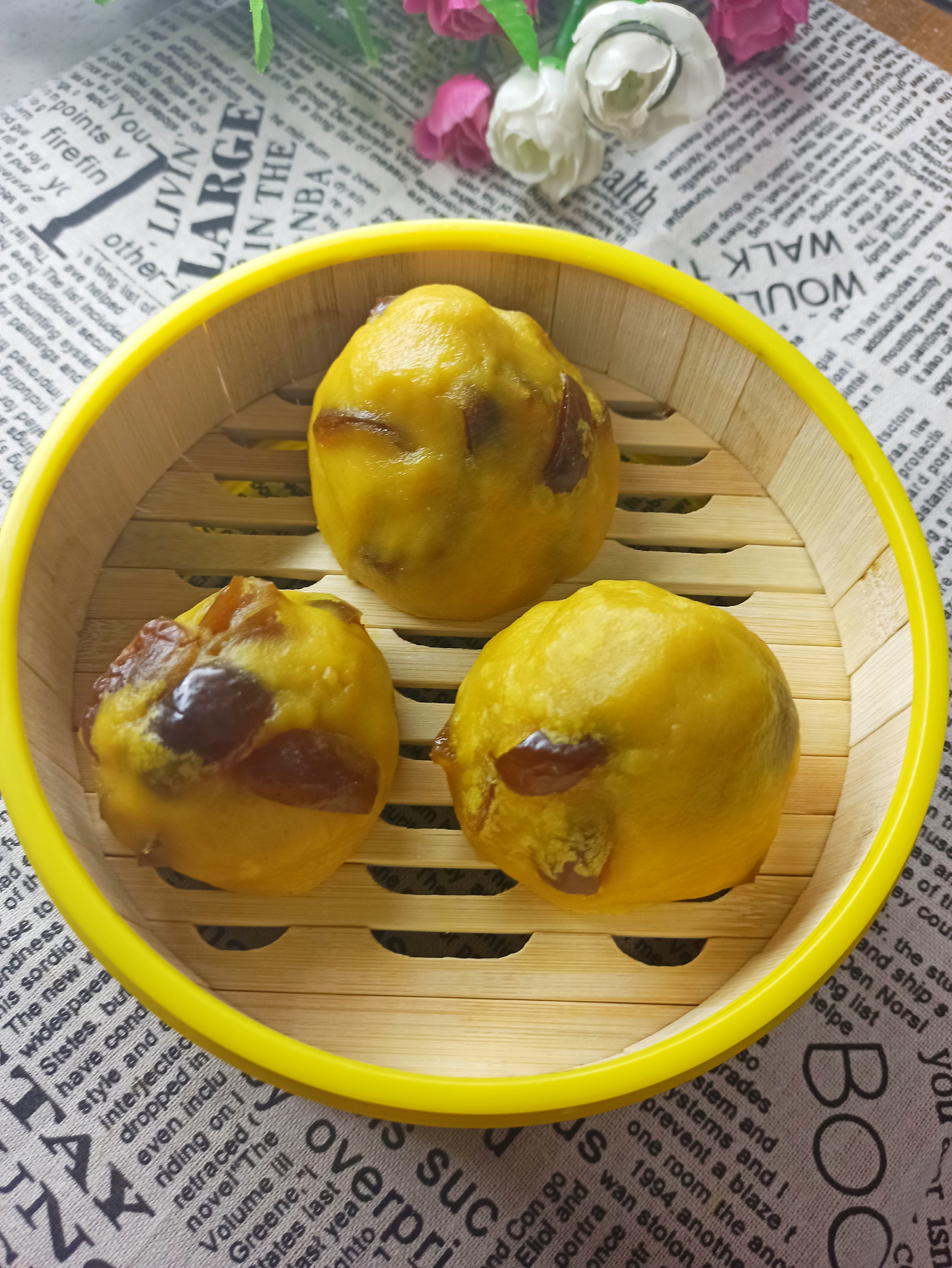 黏窝窝应该用什么面蒸?教你一招,口感软糯香甜,比黏豆包还好吃