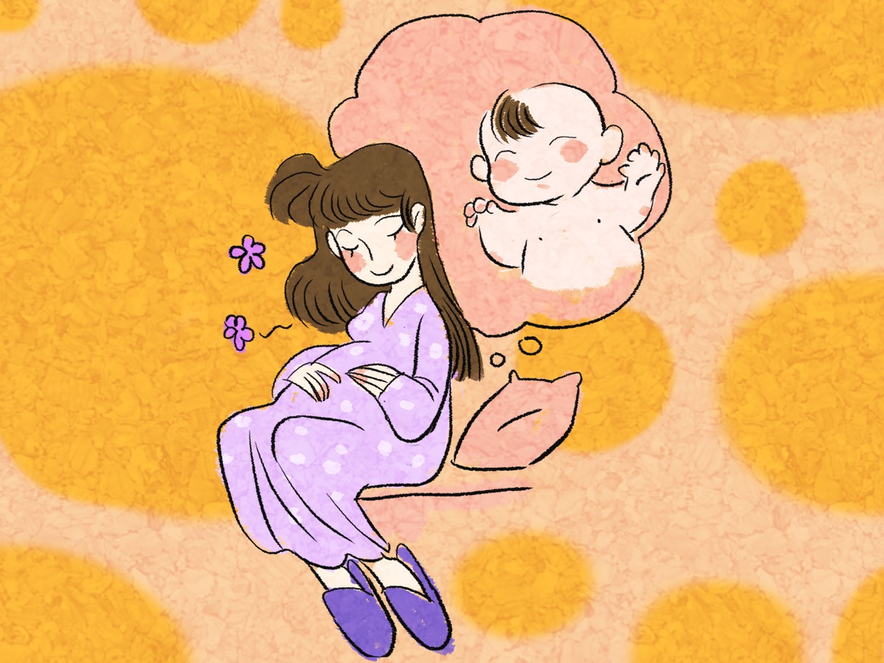 梦回七月的胎动，解密怀孕之梦的深层含义