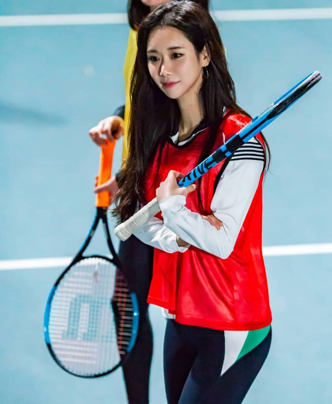 来自韩国的网红嫩模candy不但是一名健身达人,还是一名狂热的万球