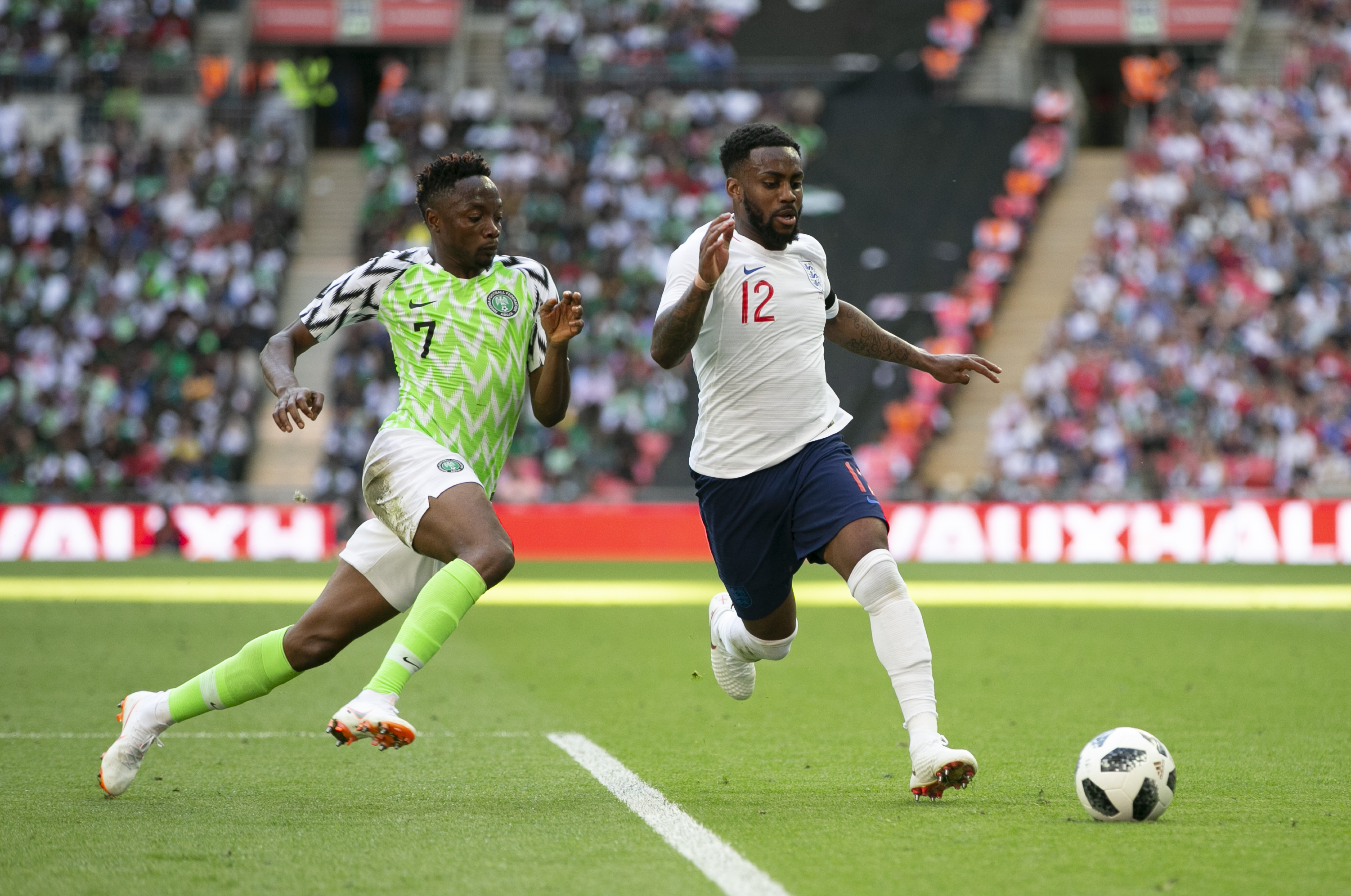 足球——世界杯热身赛:英格兰战胜尼日利亚(8)
