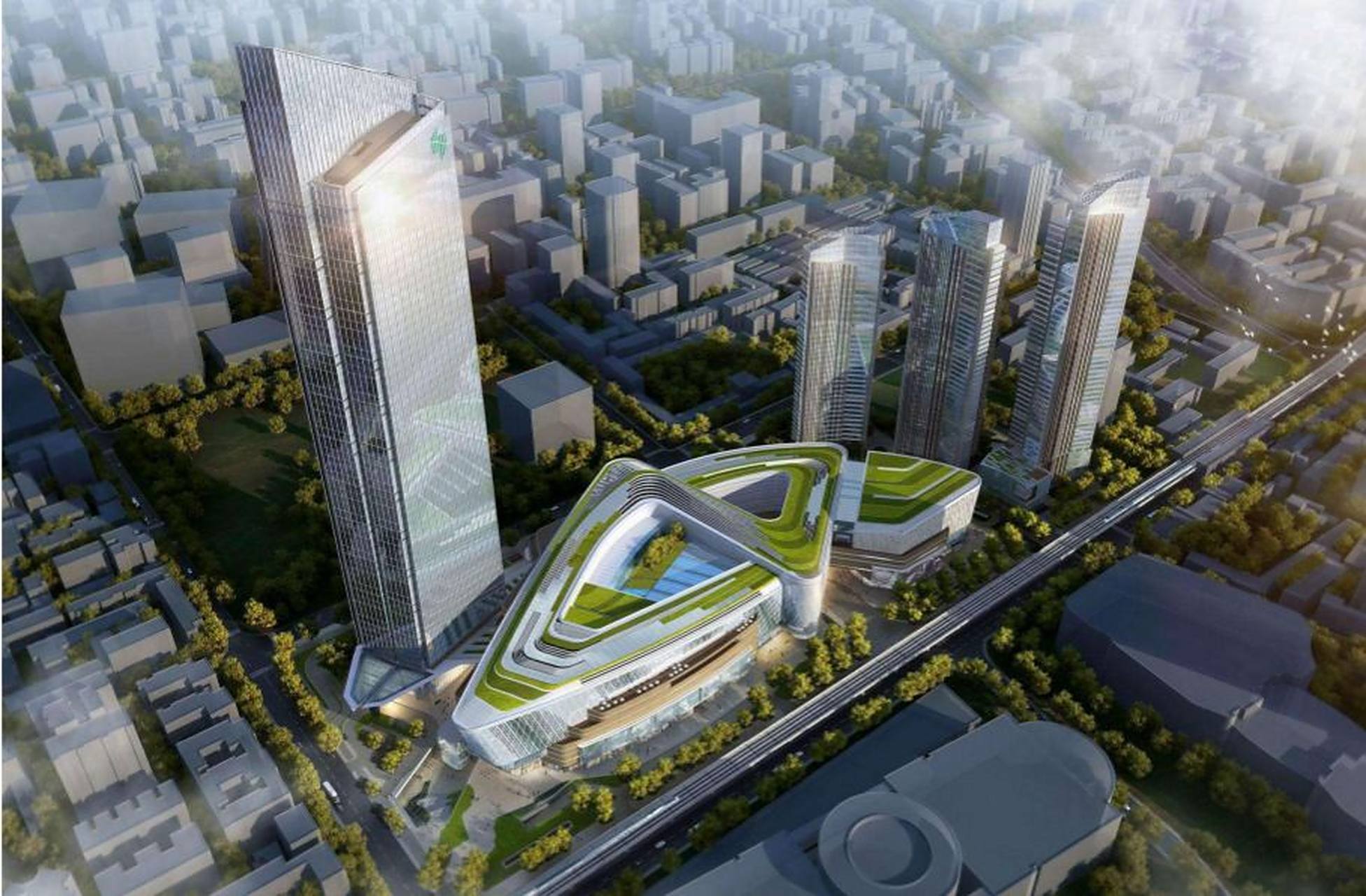 不用宅了你最想去哪# #武汉城市新地标#光谷创新天地,集创新金融肺耨