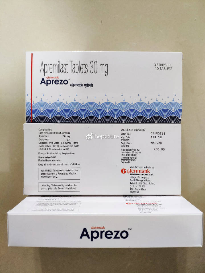 阿普斯特治疗白癜风一例