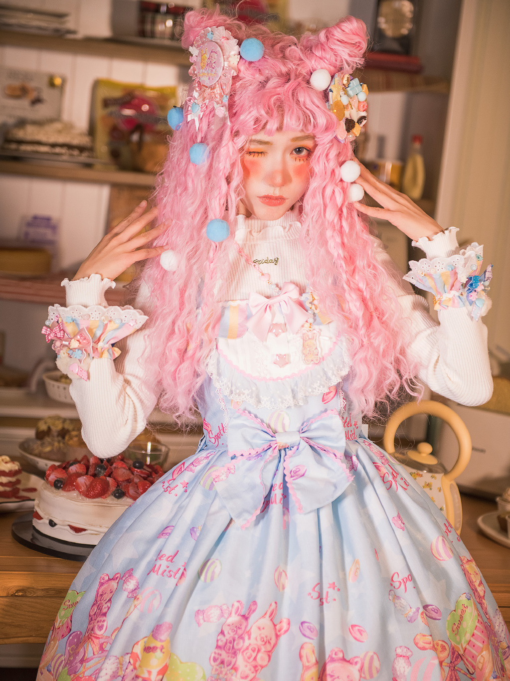 lolita"糖果妆"有多可爱?网友:这才是洛丽塔风格应有的感觉!