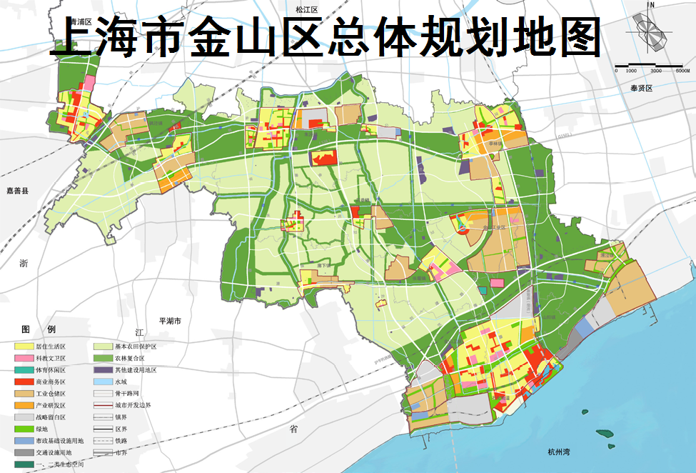 上海市的青浦奉贤松江金山四区总体规划获批:发展模式各有所长