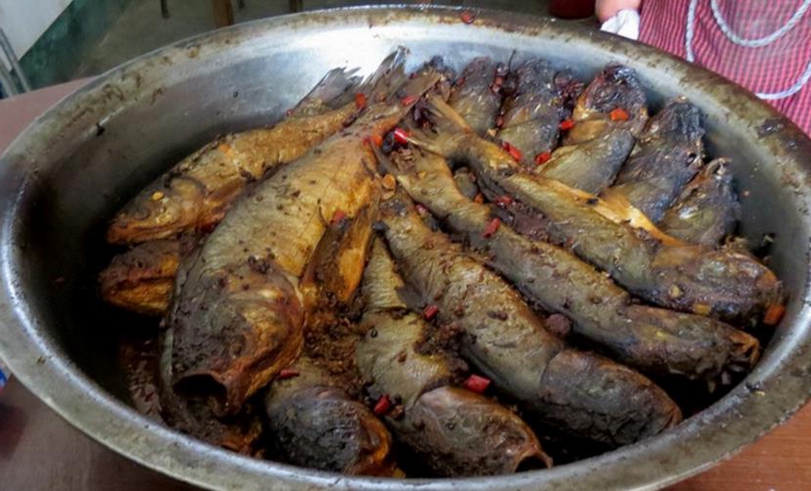 梁山正宗的一道极品美食,人们统称为"糟鱼"