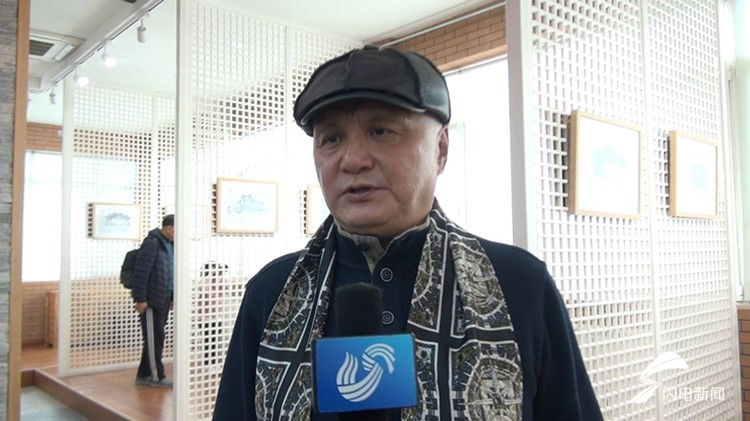 情怀满满!庄宇手绘济南古建筑画展举行