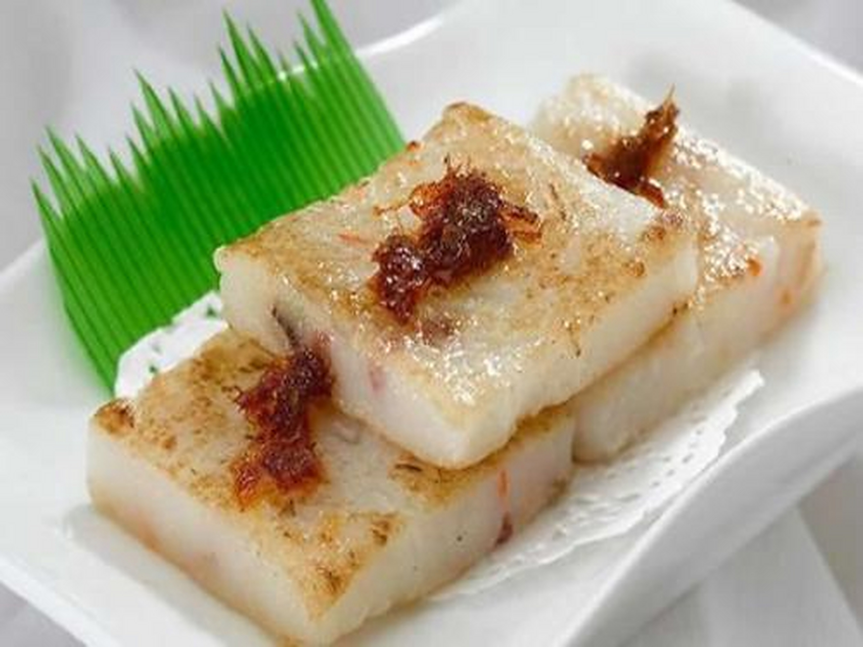 萝卜糕,闽南地区称之为"菜头粿",是中式传统的糕点,采用在来米粉,又称