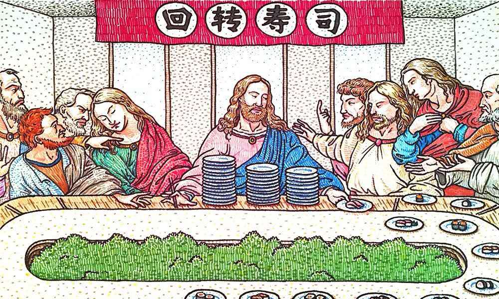 毁童年动漫:蝙蝠精想当蝙蝠侠,最后的晚餐原来是回转寿司