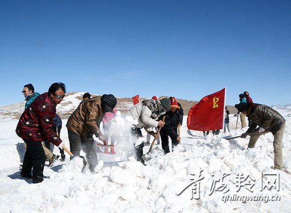 抗击雪灾图片