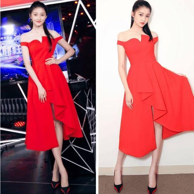 女明星们喜爱红裙的造型,佘诗曼显年轻,唐嫣绝不输90后太惊艳!