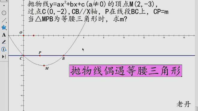 [图]九年级数学：分类讨论题，老师细致分析学渣也会了。是什么题目？