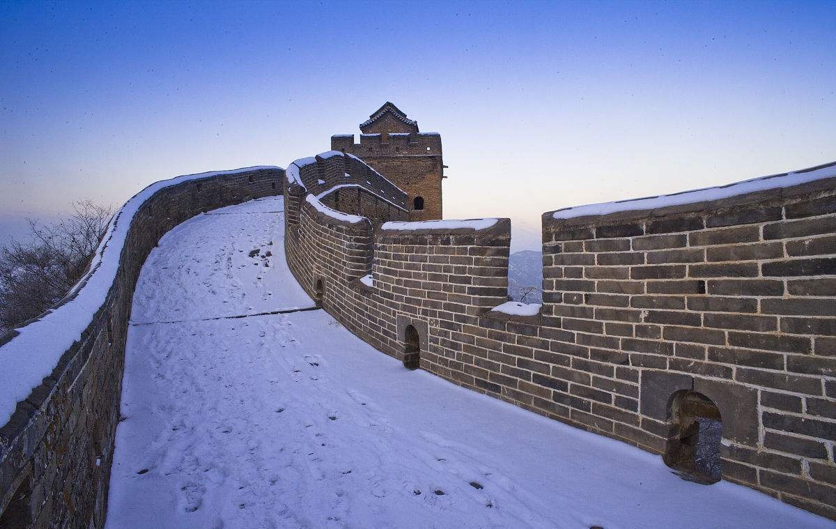 金山嶺雪景,最美的長城,最美的遇見