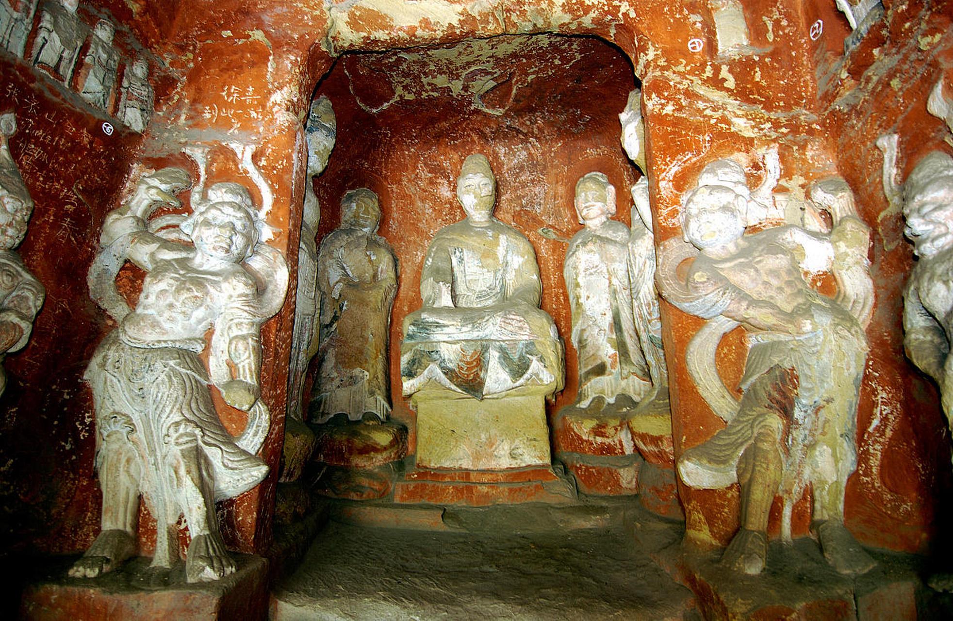 99 陕西·榆林  9515 榆林万佛洞,是一处充满神秘与庄严的佛教