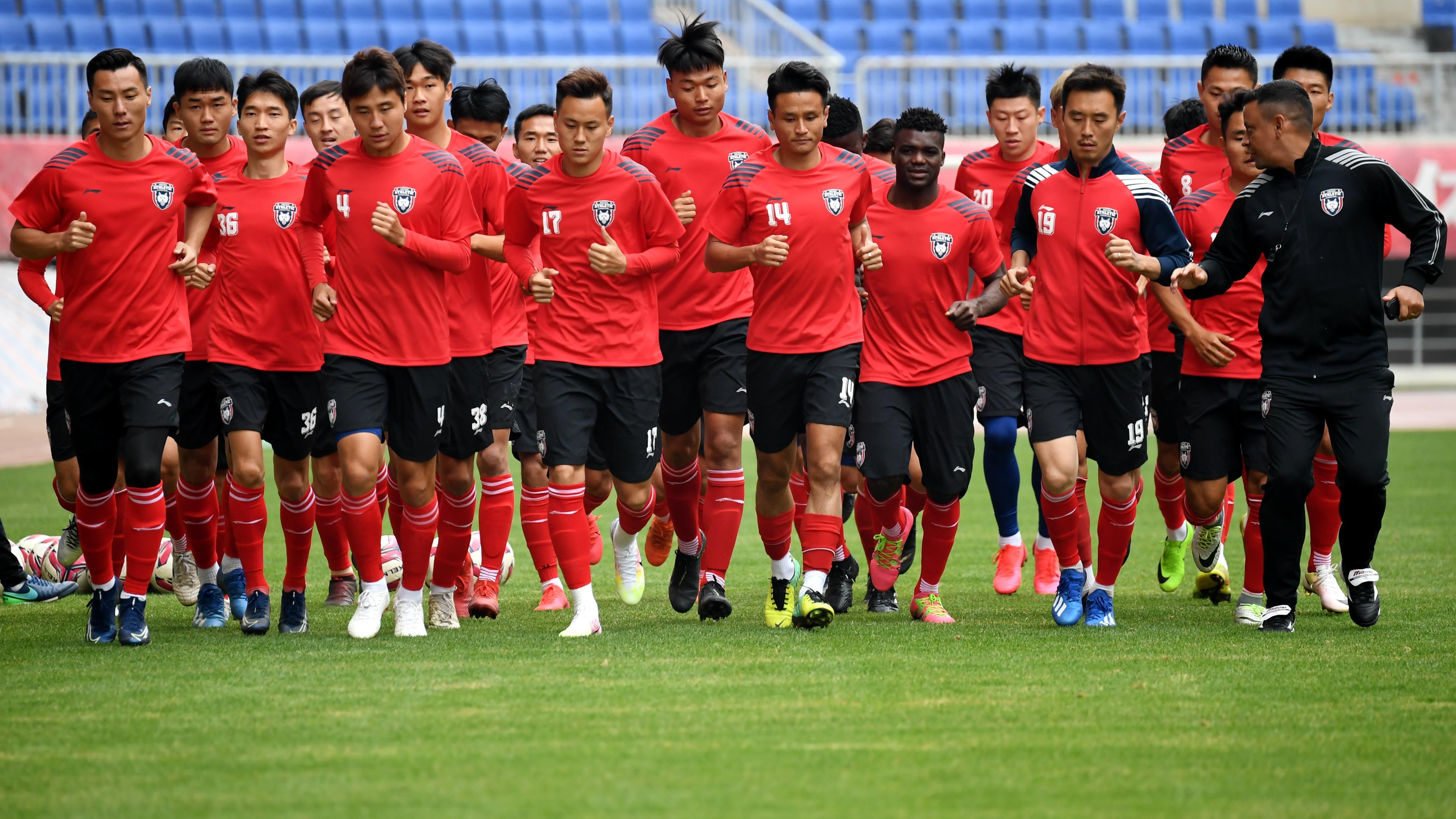 视频丨中甲陕西大秦之水队举行公开训练课