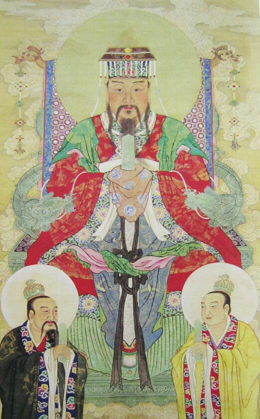 统御万灵的南极长生大帝,执掌四时气候,能呼风唤雨,役使雷电