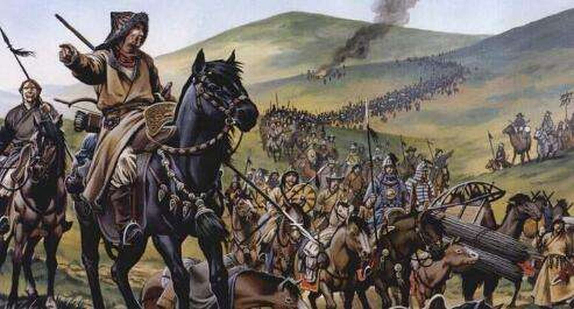 2018年度神动态#历史小知识:胡服骑射战国时,赵国国君武灵王决心备镲